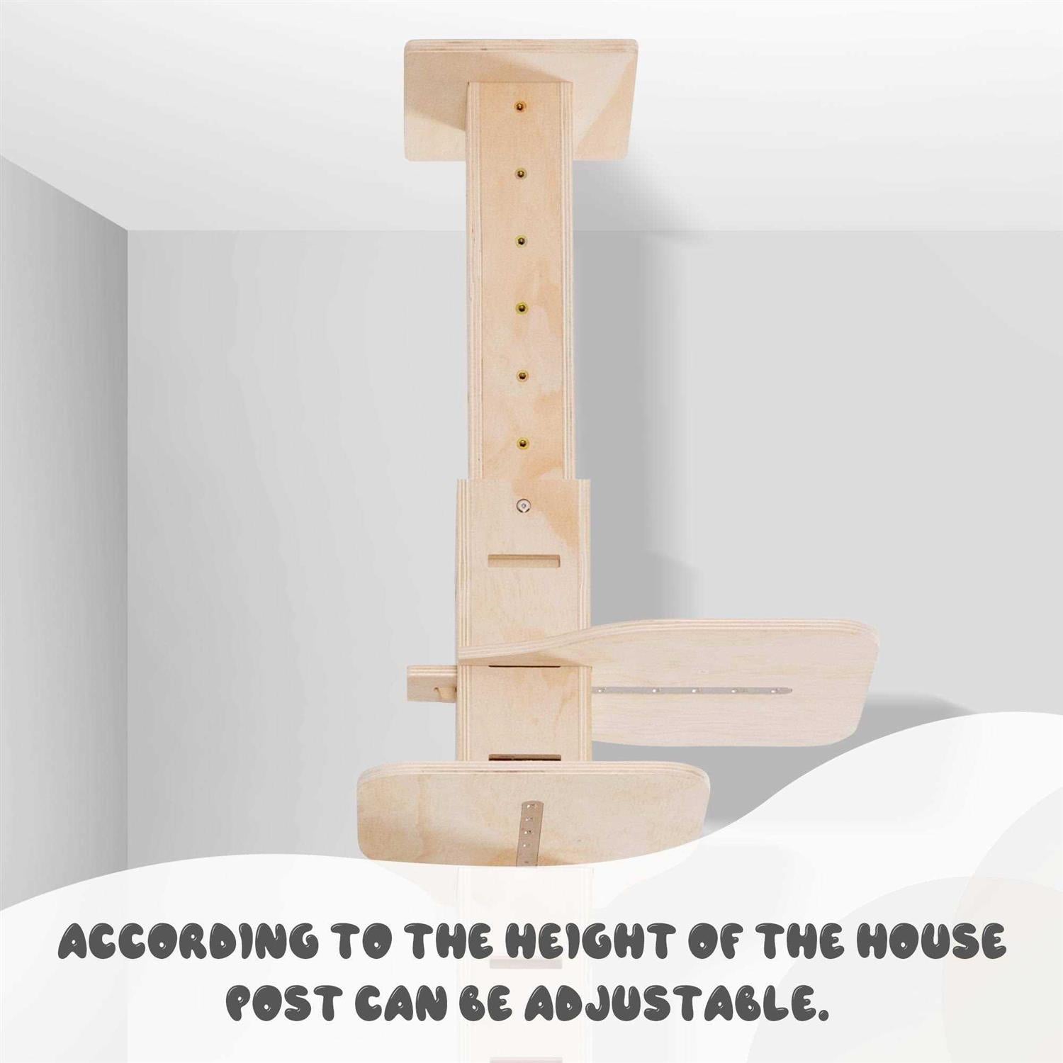 114 in. H Floor-to-Ceiling Cat Tree J673
