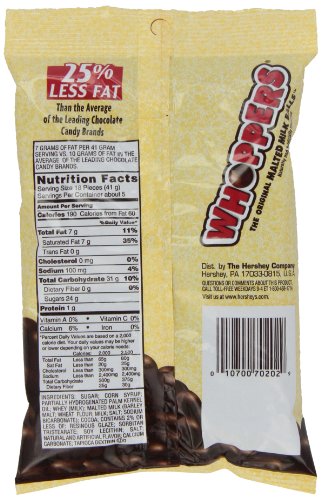 12 Ounce (Pack of 6) Chocolate Malted Milk Balls Candy L7356