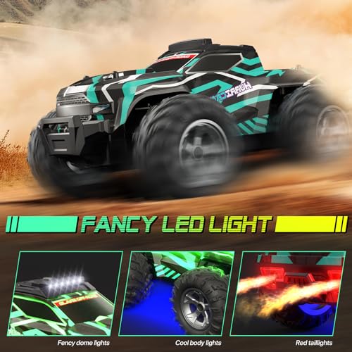 1:16 Scale All Terrain RC Car with Colorful LED Light O940