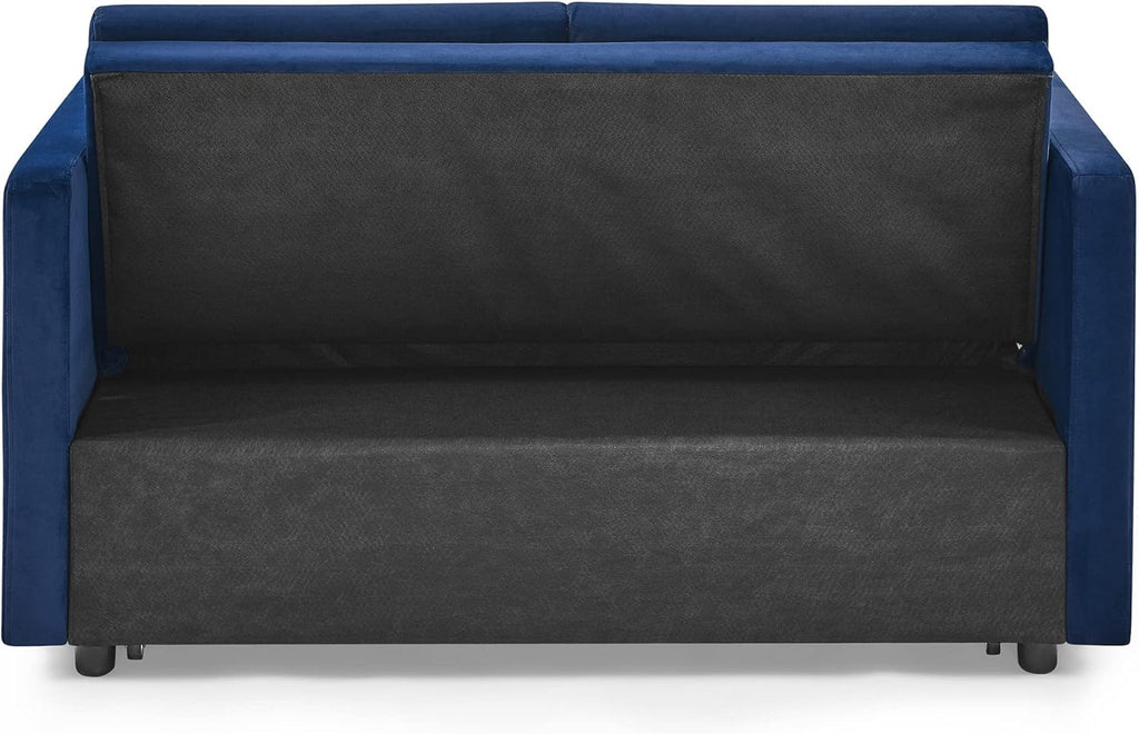 Blue 54.5" Convertible Sofa Bed W354040