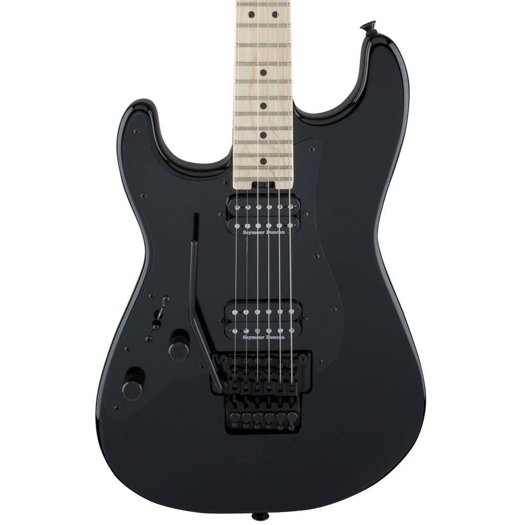 Black Left-Handed Electric Guitar B9574