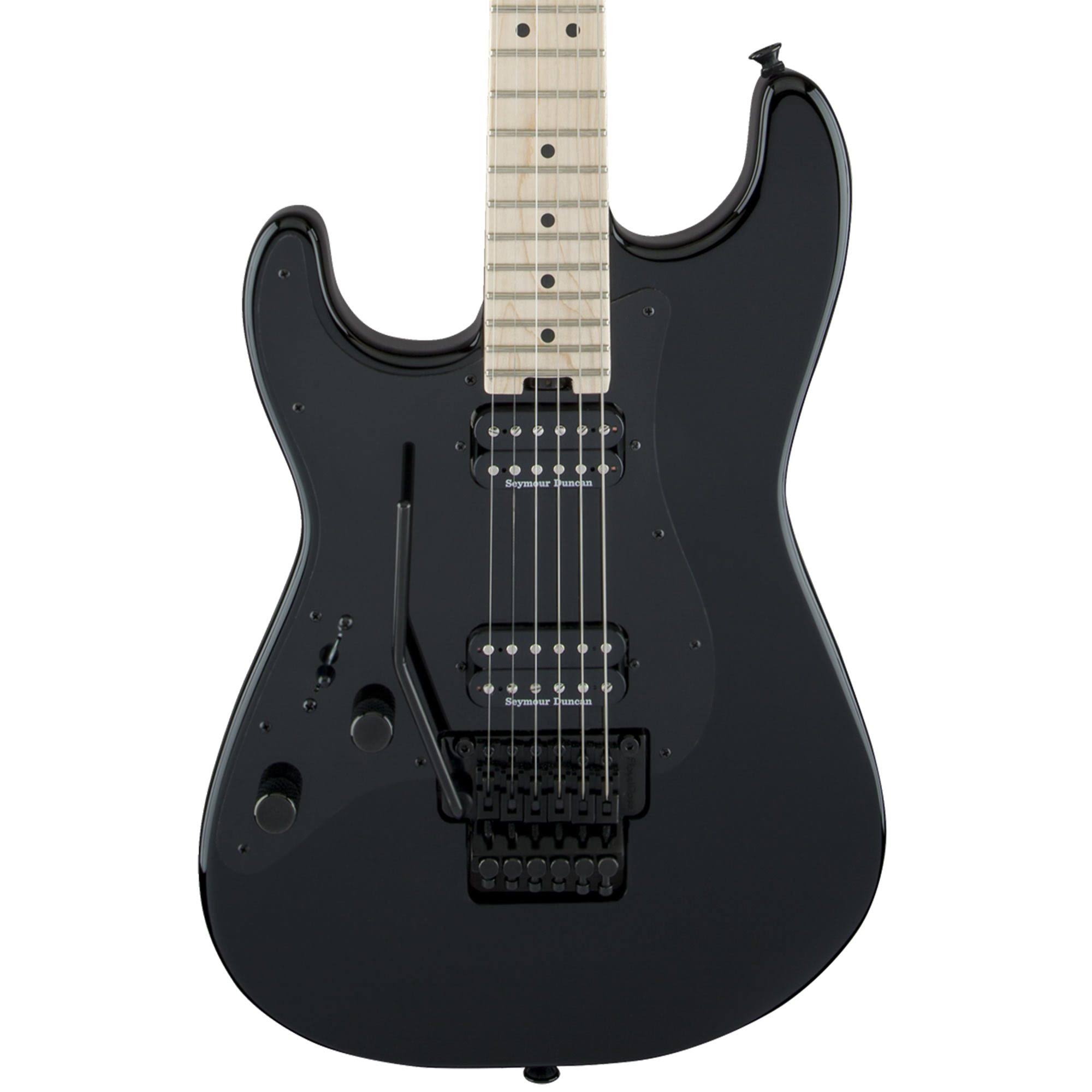 Black Left-Handed Electric Guitar B9574
