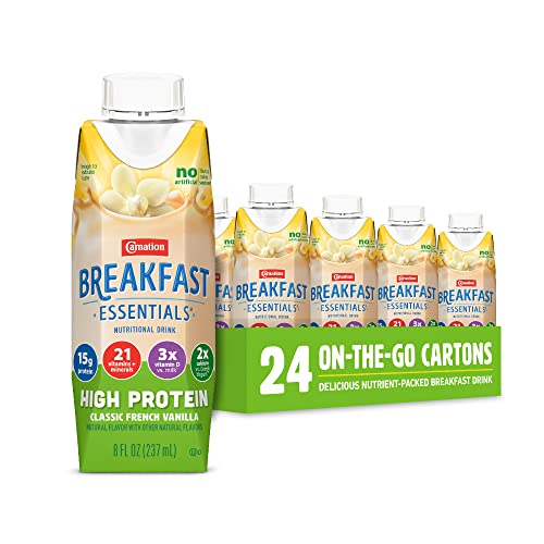 Classic French Vanilla High Protein Ready-to-Drink, 8 FL OZ Carton (Pack of 24) K37566