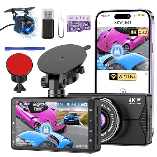 1080P FHD Dash Cam with 32GB Card W8148