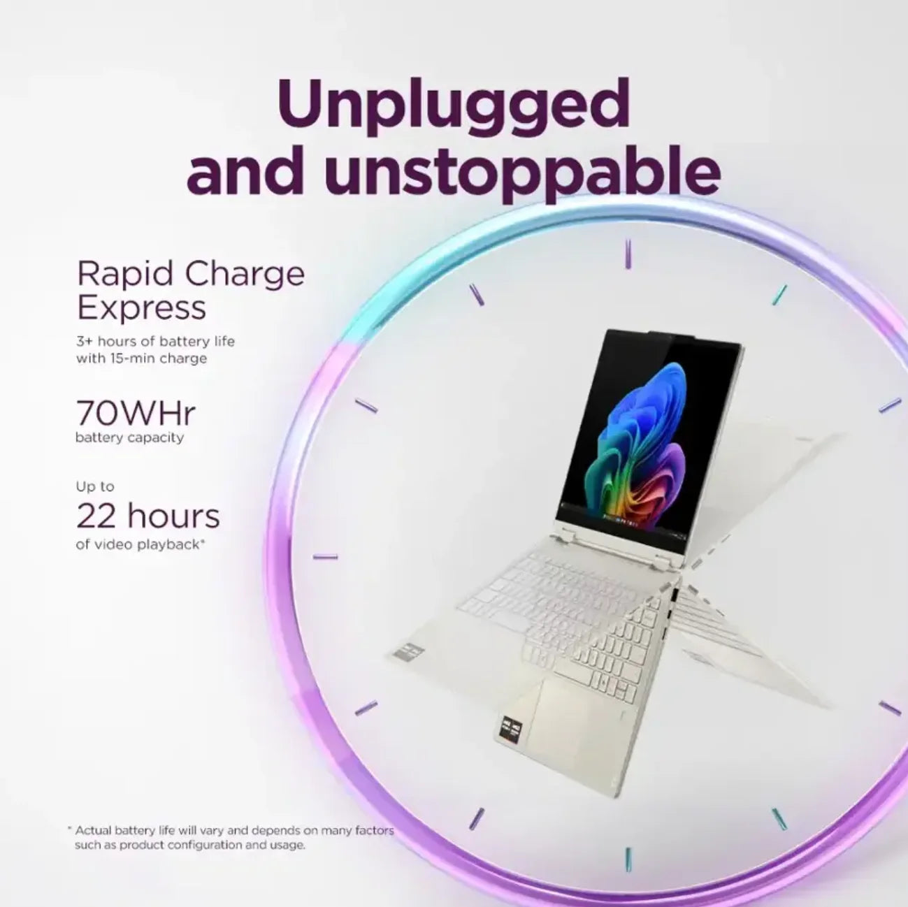14" OLED Touch 2-in-1 Laptop, AMD Ryzen AI 7, 16GB RAM, 1TB SSD, Win 11 A8111