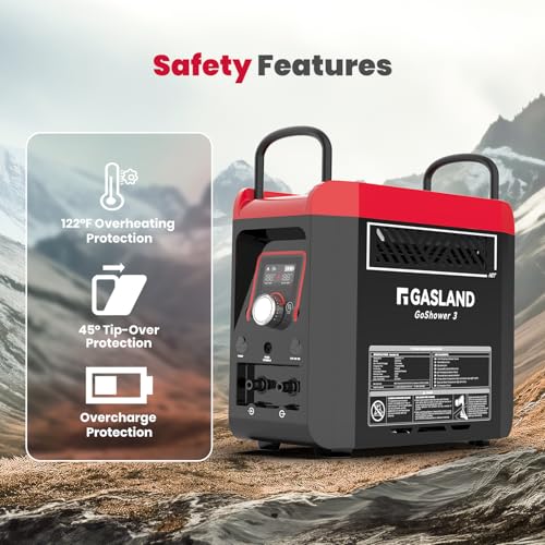 1lb Propane Portable Water Heater with Pump M445