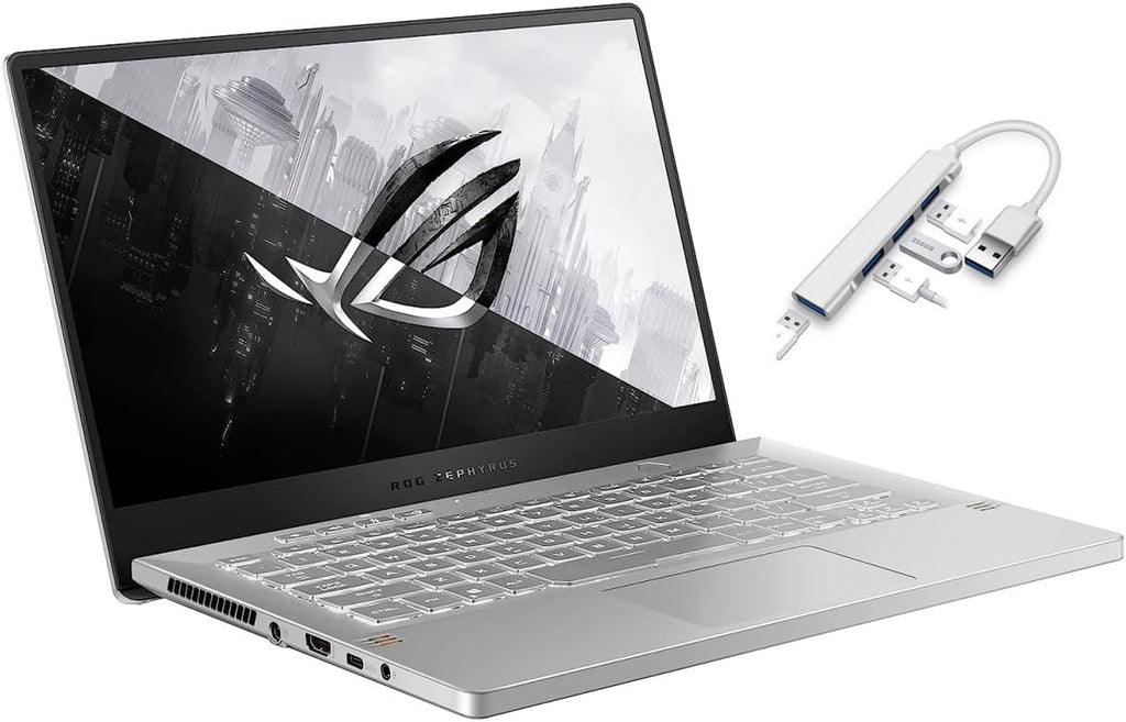 14" FHD 144Hz Gaming Laptop with AMD R7-5800HS, RTX 3060, 40GB RAM, 2TB SSD, White Y68082