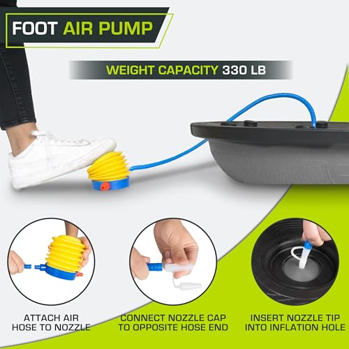 Half Ball Balance Trainer with Resistance Bands and Pump J96268
