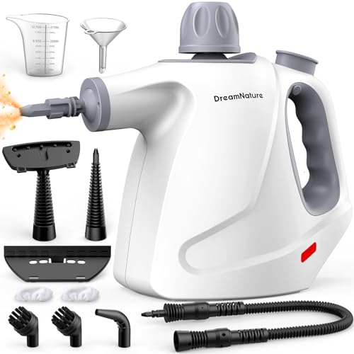 15.2OZ Handheld Pressurized Steam Cleaner with 11-Pieces Accessories J525