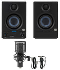 3.5" Studio Monitors Speakers with Recording Microphone K1725
