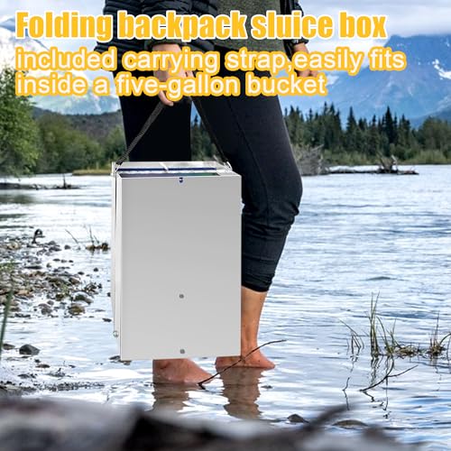 Portable Folding Aluminum Alloy Sluice Box B683