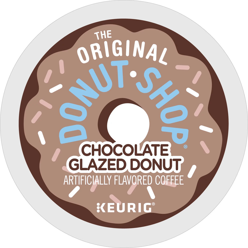 Chocolate Glazed Donut Medium Roast Coffee K-Cup Pods, 24 Count O4641