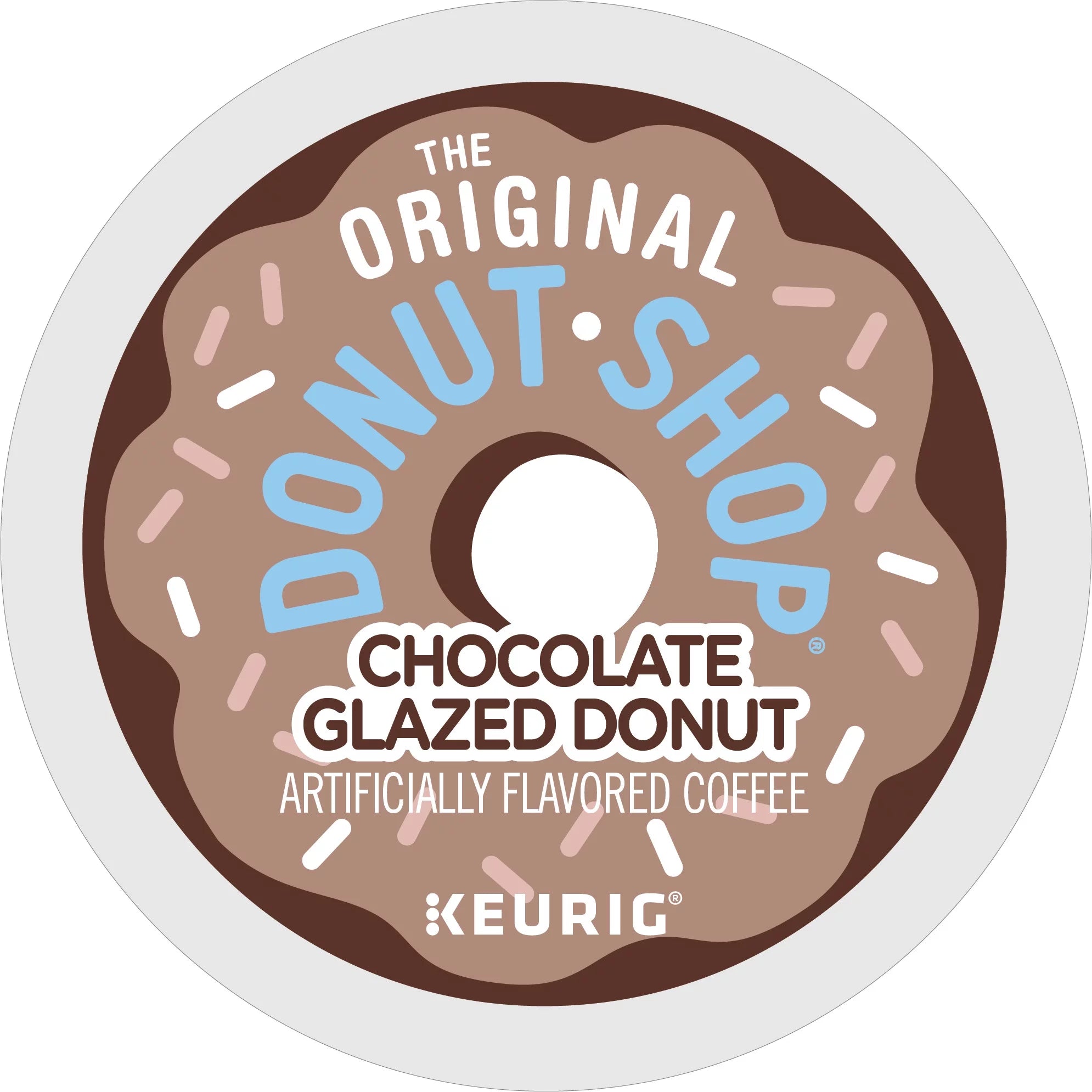 Chocolate Glazed Donut Medium Roast Coffee K-Cup Pods, 24 Count O4641