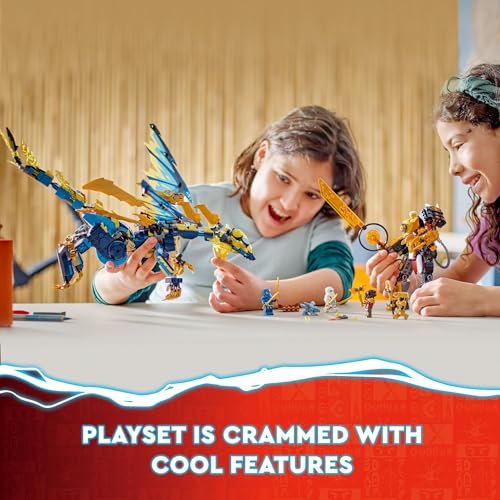 Building Toy Set with Dragon, Mech, Ninja Flyer and 6 Minifigures S179740