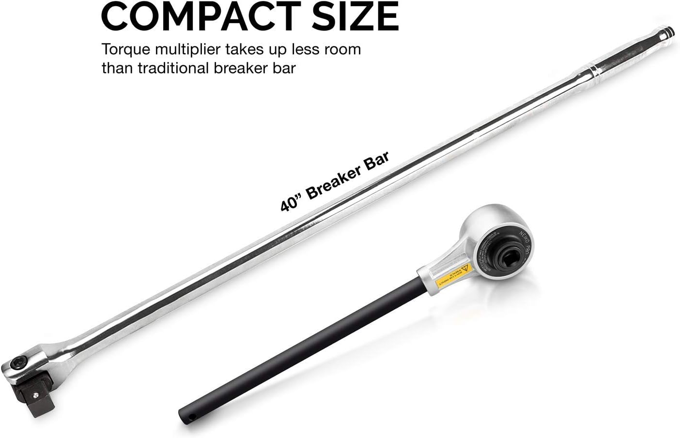 3/4" Torque Multiplier Power Wrench, 2,200 Foot-Pound, Cr-Mo/Cr-V Steel L4046