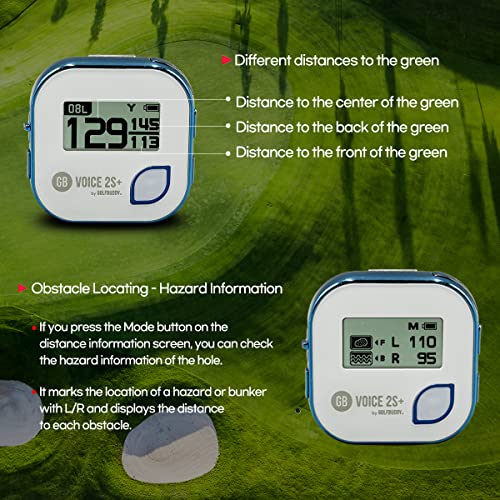 Blue Talking GPS Rangefinder with Slope Mode C338380