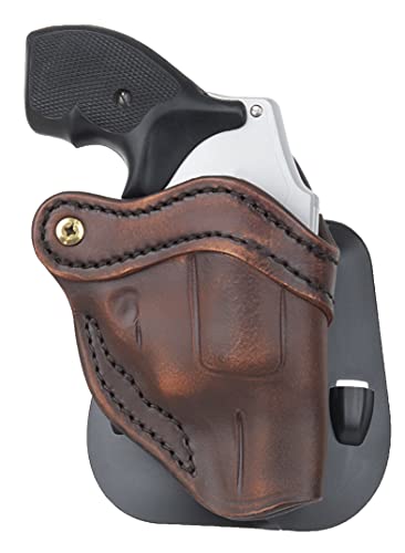 J-Frame Revolver Paddle Holster - OWB Leather Gun Holster L425