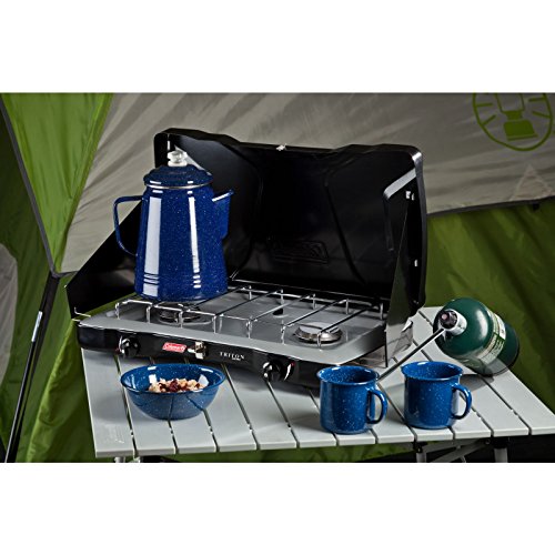 Coleman Triton 2-Burner Propane Camping Stove J9658