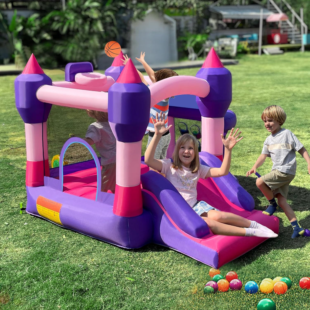 Inflatable Bounce House with Slide J643