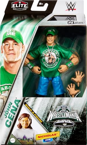 WWE Elite Collection Action Figure Set with Accessory & Build-A-Figure Parts Z1103