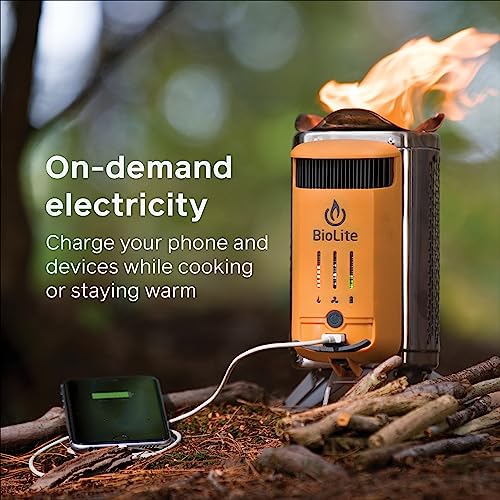 Wood Burning Camp Stove with USB Charging Q568724
