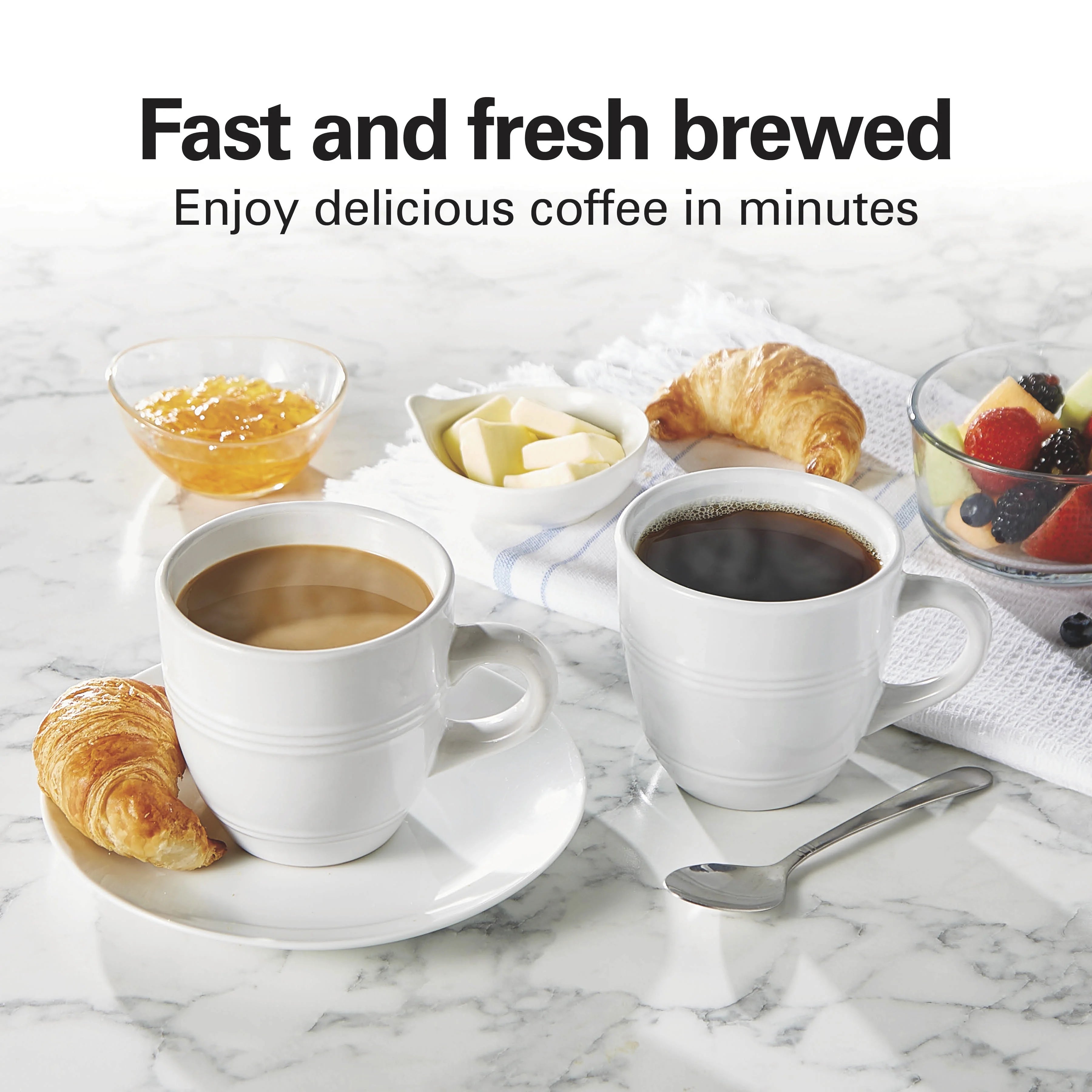 Single-Serve Coffee Maker, White H117288
