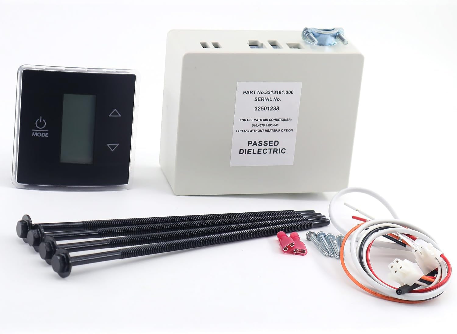 Black Wall Thermostat Relay Box for RV Camper Conditioners A6338