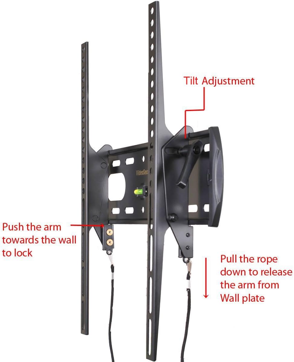 Tilt Low Profile TV Wall Mount for 26"-47" LED LCD TV with VESA 200x100 to 400x400 K67186
