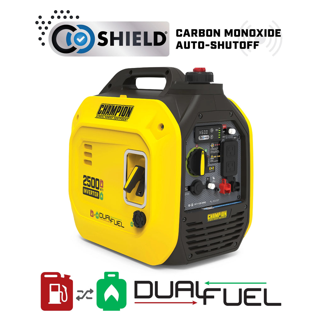 2500-Watt Dual Fuel Portable Inverter Generator S994