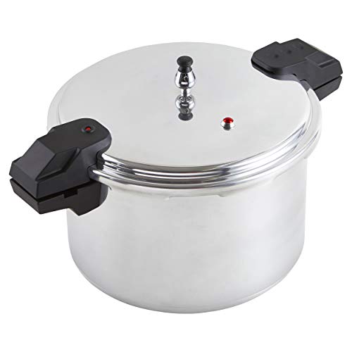 16-Quart Silver Aluminum Pressure Cooker O939446
