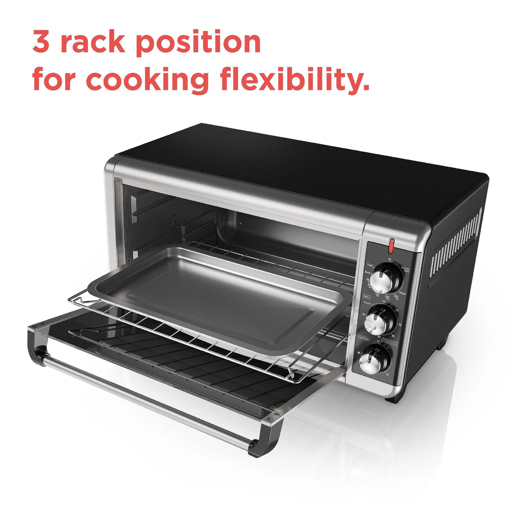 8 Slice Stainless Steel Countertop Toaster Oven Q631638