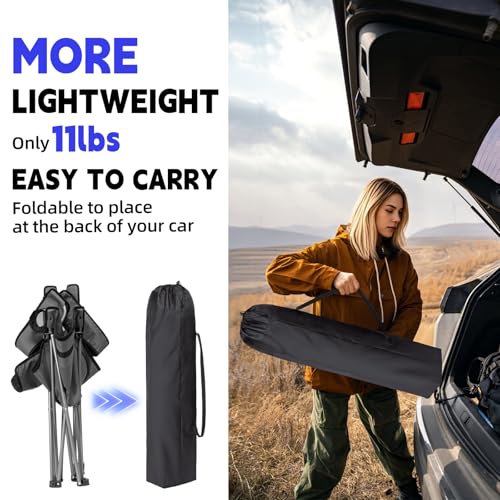 Folding Reclining Camping Chair with Footrest Cup Holder I5856