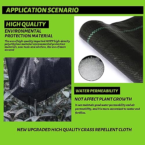 3.2oz Heavy Duty Weed Barrier Landscape Fabric H6263