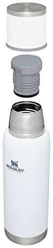 25 oz Insulated Stainless Steel Vacuum Bottle with Leakproof Cup Lid R146571