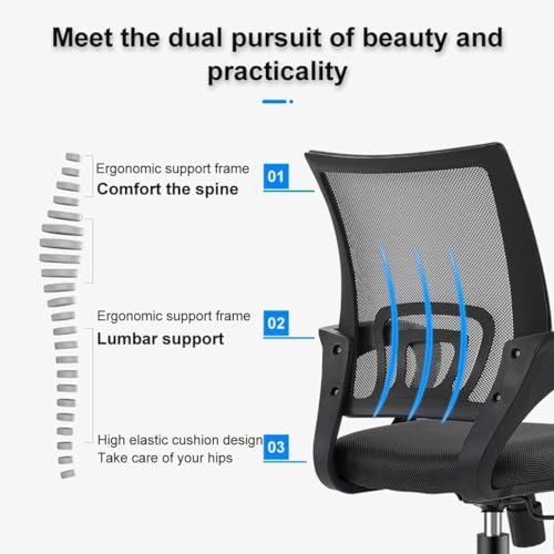 Blue Adjustable Ergonomic Mesh Office Chair J913156