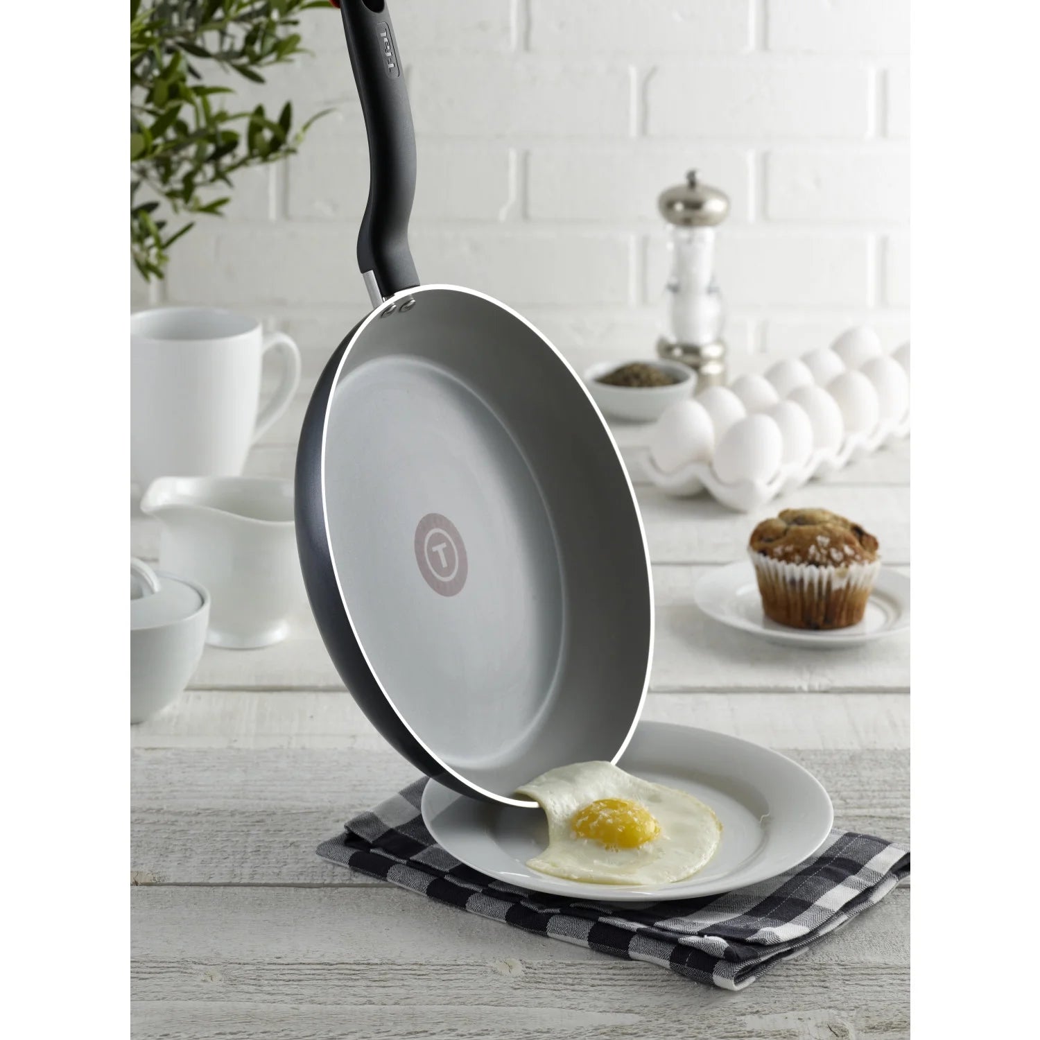 12 inch Black Ceramic Fry Pan L9025