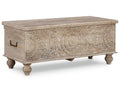 Beige Storage Bench K539007
