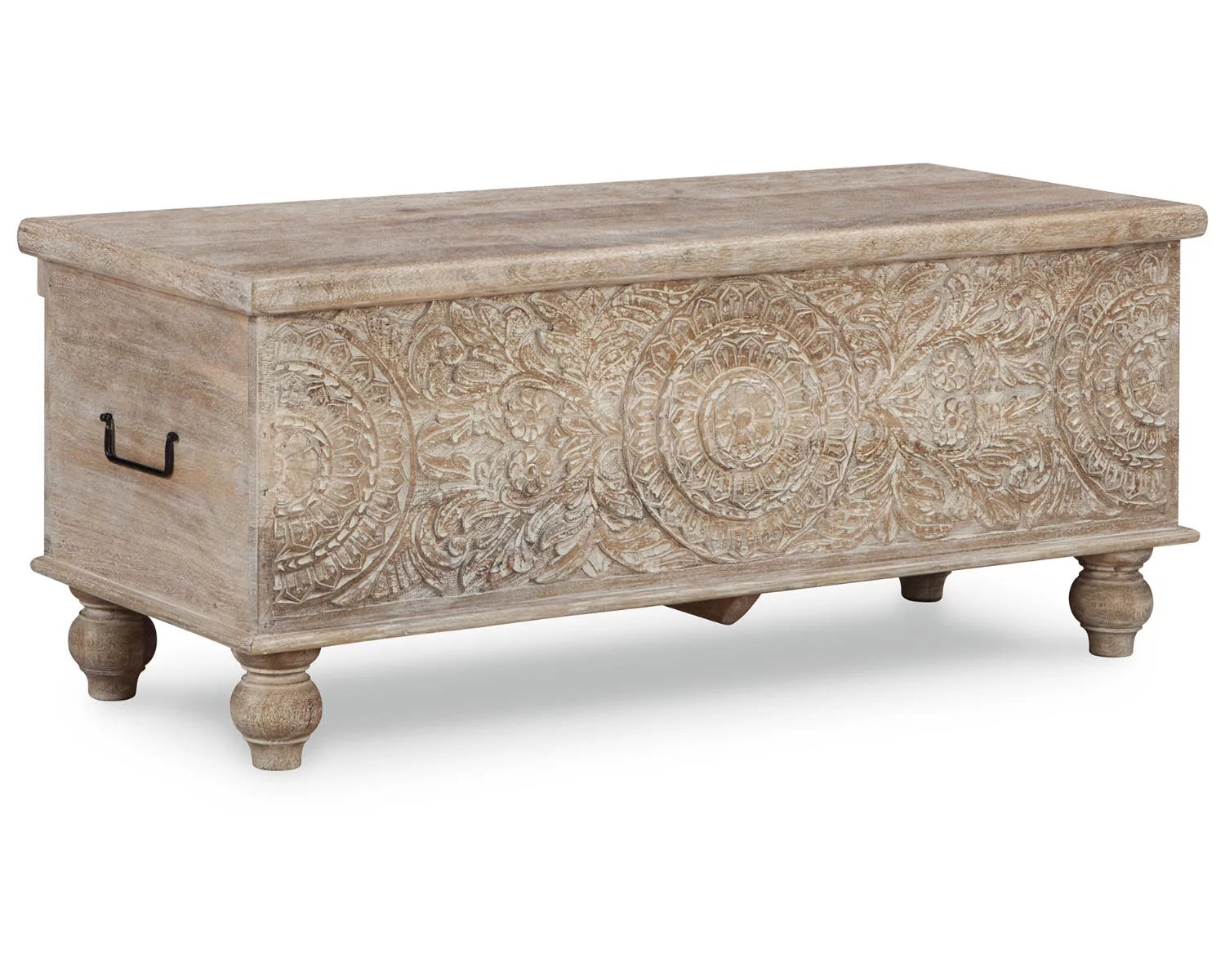 Beige Storage Bench K539007