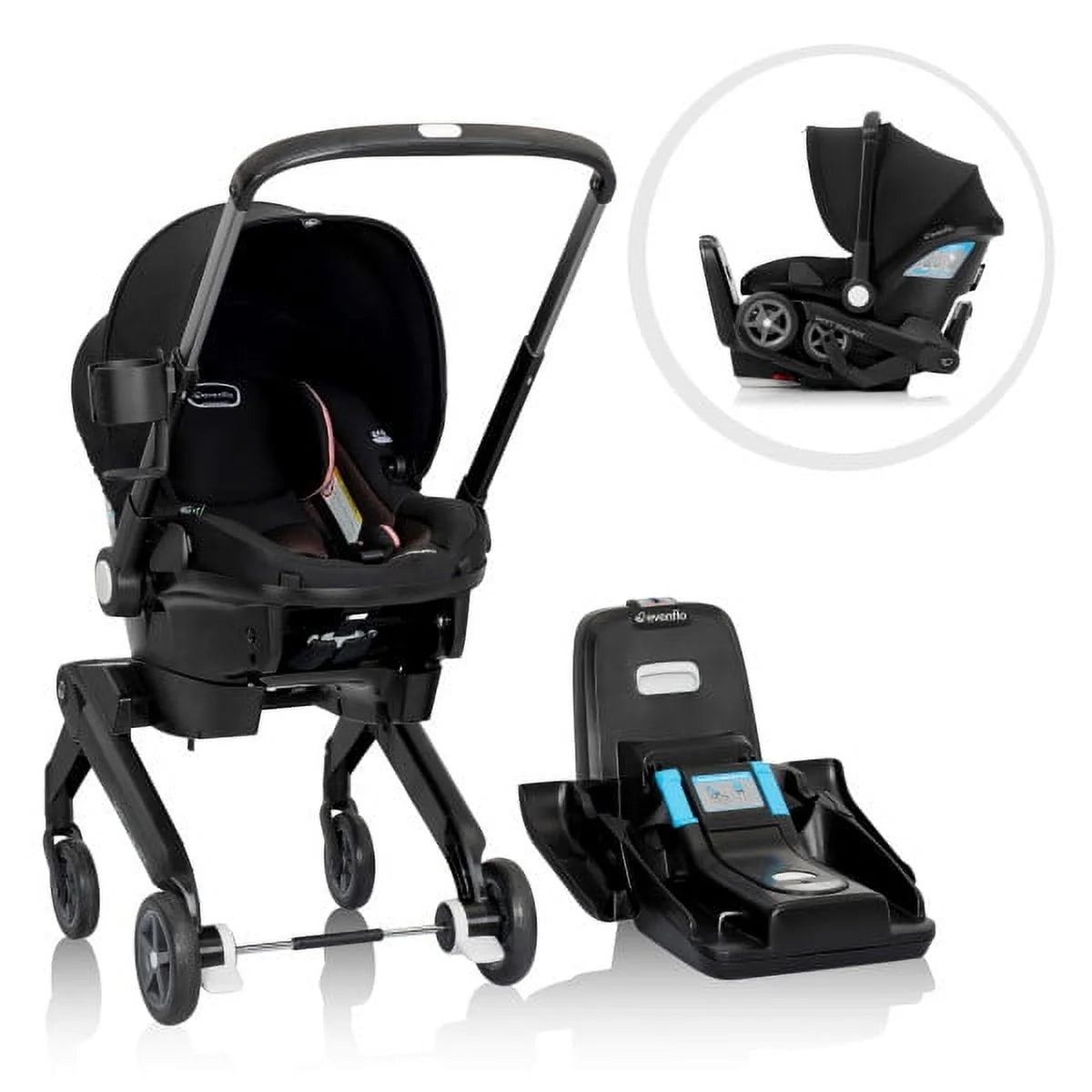 Infant Car Seat and Stroller Combo (Beaufort Black) D199384