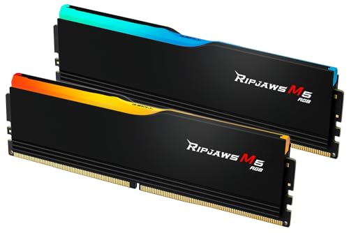 DDR5 RAM 64GB (2x32GB) 6400MT/s CL32-39-39-102 1.40V Desktop Computer Memory UDIMM Matte Black C446198