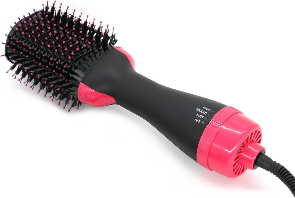 4 in 1 Hair Dryer Brush with Ceramic Titanium Barrel A9568