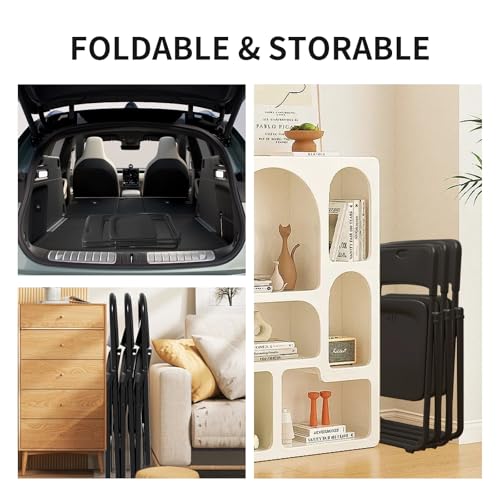 8 Pack Plastic Folding Chair with Ventilation Holes O6618