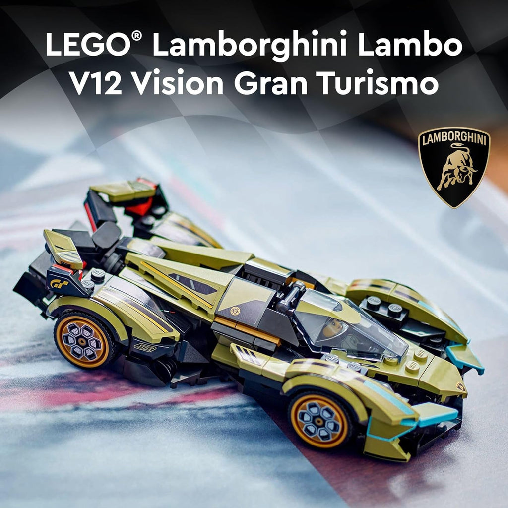 LEGO Speed Champions Lamborghini Lambo V12 Vision GT Super Car Building Toy Set T34475