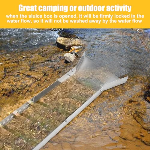 Portable Folding Aluminum Alloy Sluice Box B683