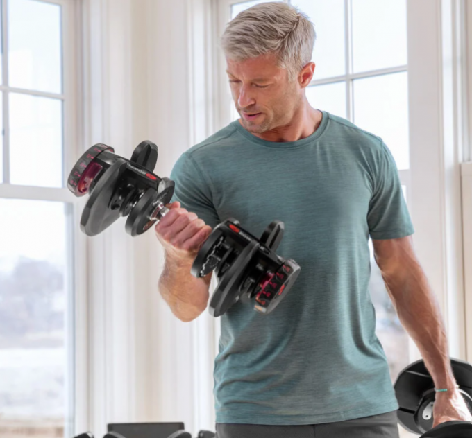 Adjustable Dumbbells (Pair) with Dumbbell Stand W531348