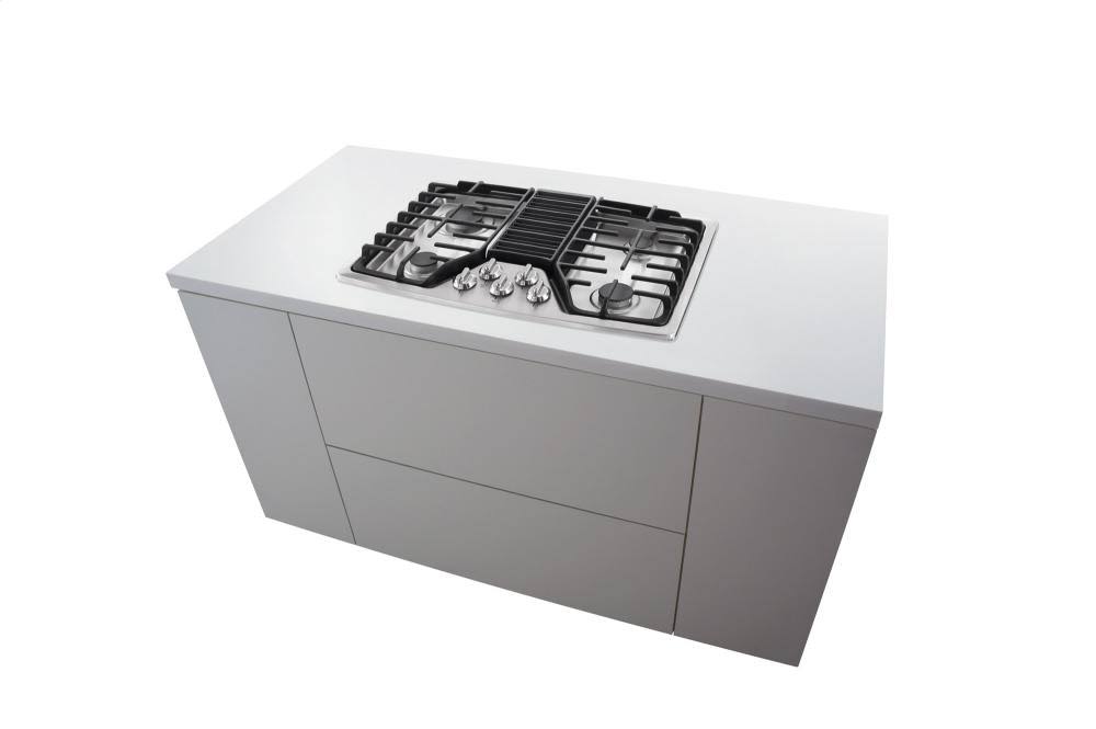 30x22 Gas Downdraft Cooktop Stainless Steel H691277