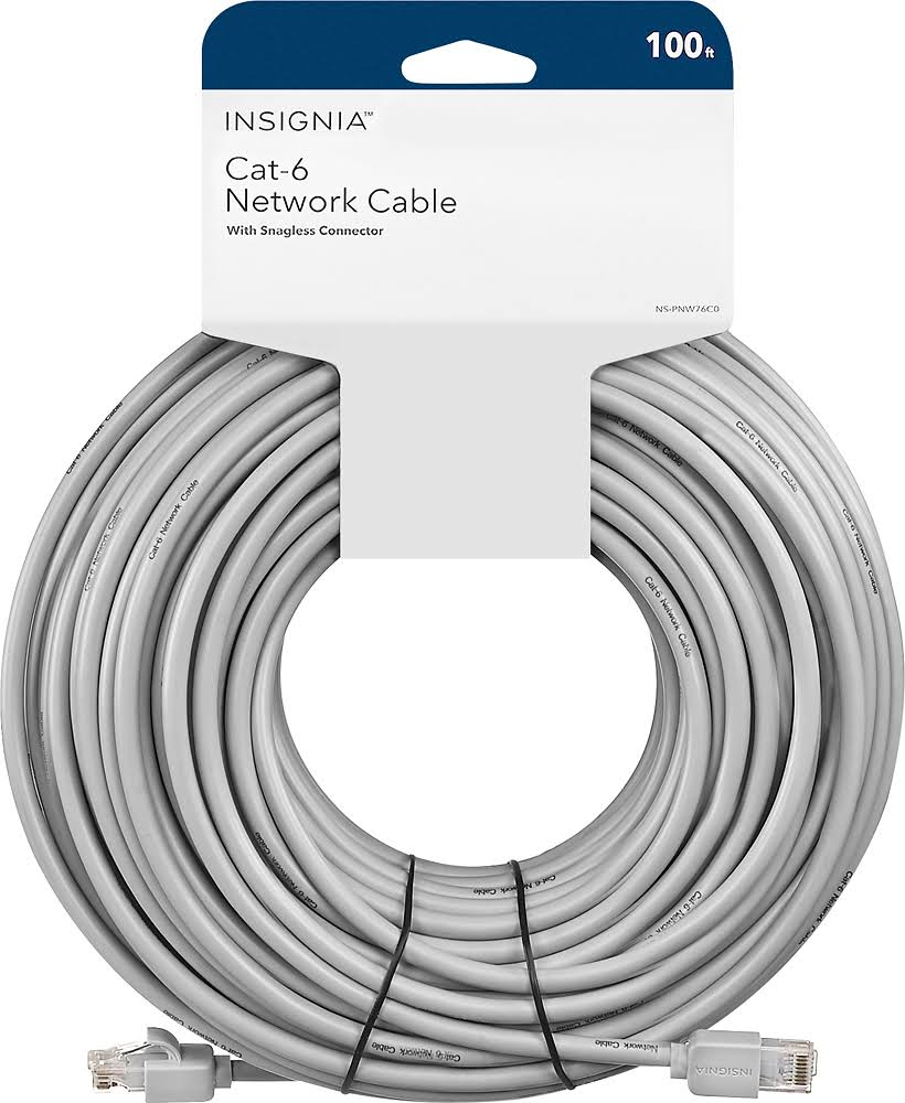 Gray Cat-6 Ethernet Cable D943