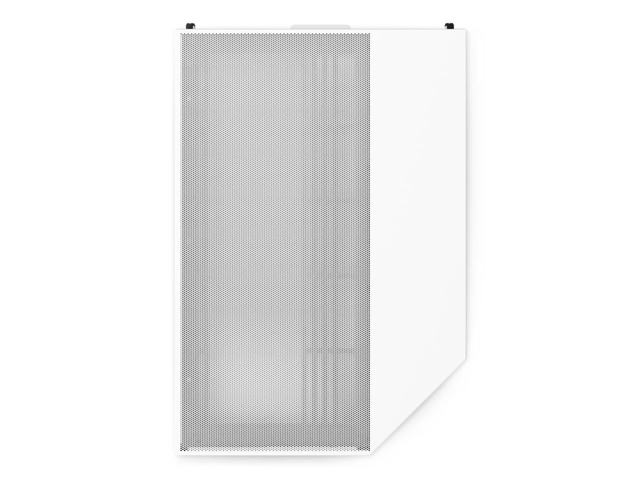 White Compact Dual-Chamber Mid-Tower Airflow Case S854776