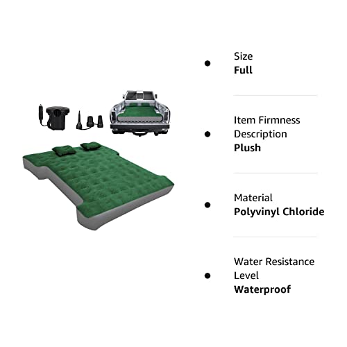 Inflatable Truck Bed Air Mattress with Pump & Carry Bag C786