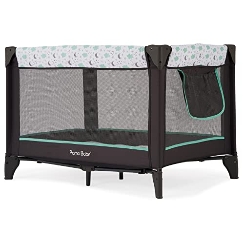 Portable Baby Playpen with Storage Bag (Green) F952